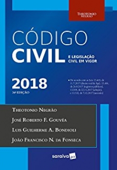 Código Civil e Legislação Civil em Vigor - 36ªEd. 2018