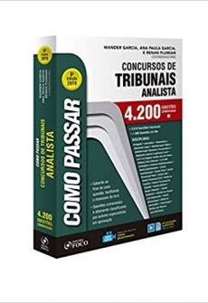 Como Passar Em Concursos De Tribunais Analista - 4.200 Questões Comentadas - 8ª Ed. 2019