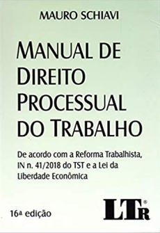 Manual De Direito Processual Do Trabalho - 16ª Ed. 2020