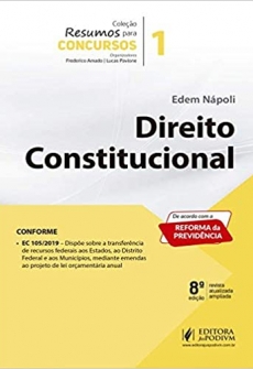 Coleção Resumos Para Concursos - Direito Constitucional - 8ªEd. 2020