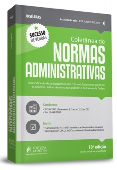 Coletânea de Normas Administrativas - 10ª Edição 2017