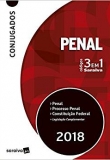 Códigos 3 Em 1 Conjugados - Penal, Processo Penal e Constituição Federal - 14ª Ed. 2018